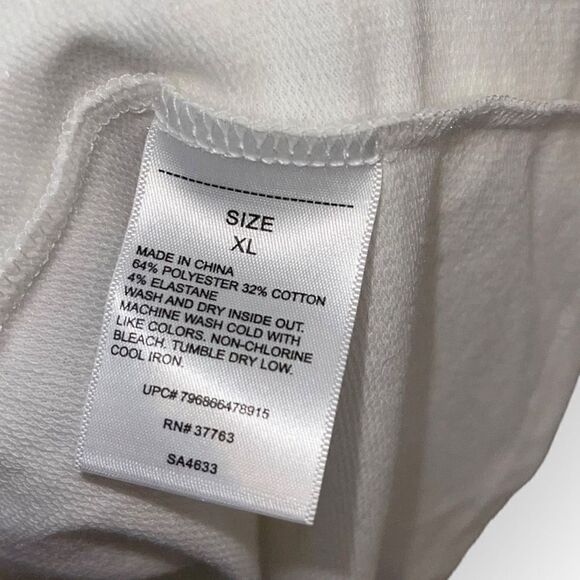 RAFAELLA Bell Sleeve Knit Top in Snow White Size XL NEW - Picture 10 of 12